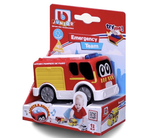BBJunior Police Car, Fire Truck, Ambulance Free Wheeling 16-89110 — image 3