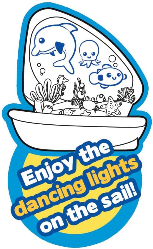 BBJunior Splash N Play Light Up Sail Boat 16-89022 - Colorland Toys