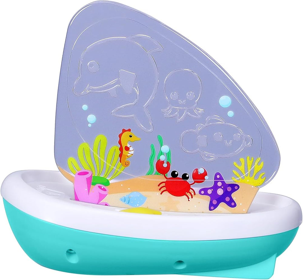 BBJunior Splash N Play Light Up Sail Boat 16-89022 - Colorland Toys