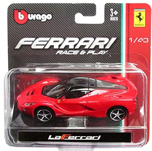 BBurago 1:43 Race & Play LaFerrari Red 18 - 36001 - Colorland Toys