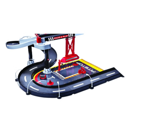 BBurago Ferrari Parking Garage Race Car Trackset 18 - 31204 - Colorland Toys
