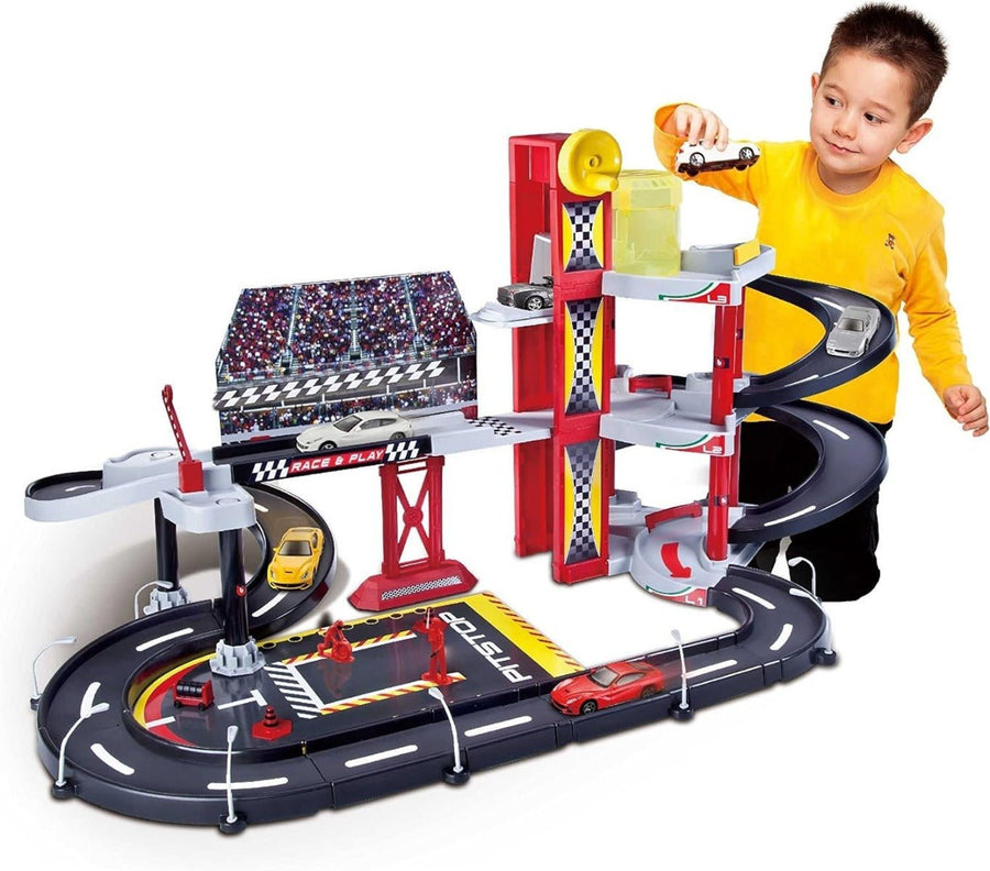 BBurago Ferrari Racing Garage Playset 18-30197 — image 4