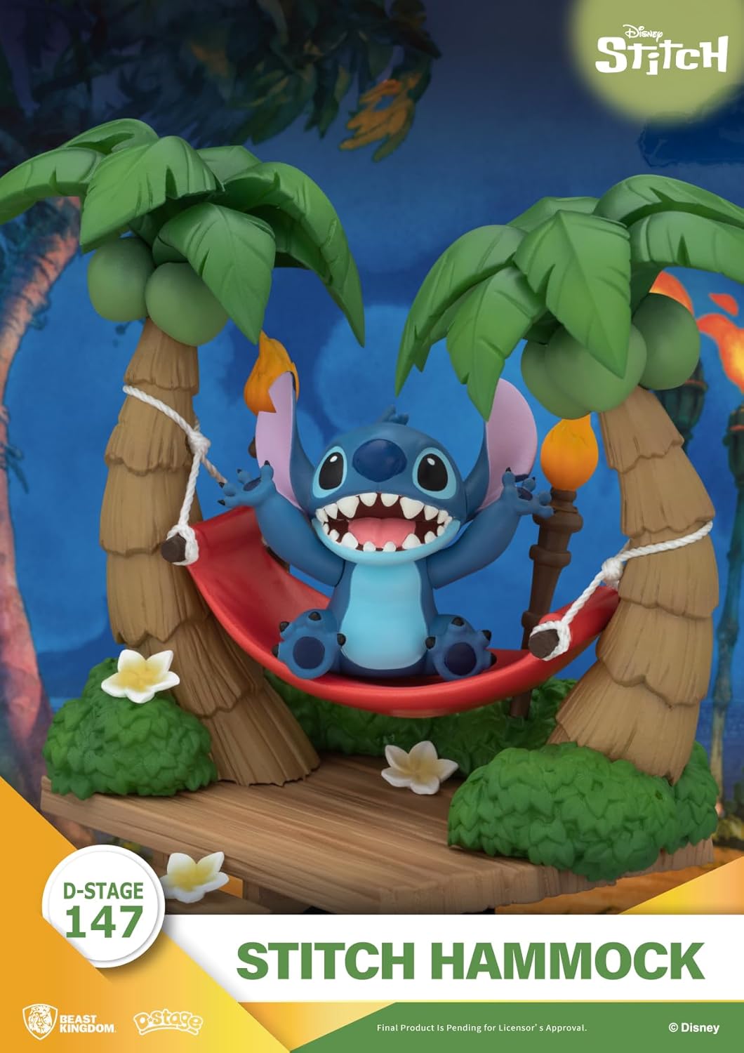 Beast Kingdom Stitch Hammock DS - 147 - Colorland Toys