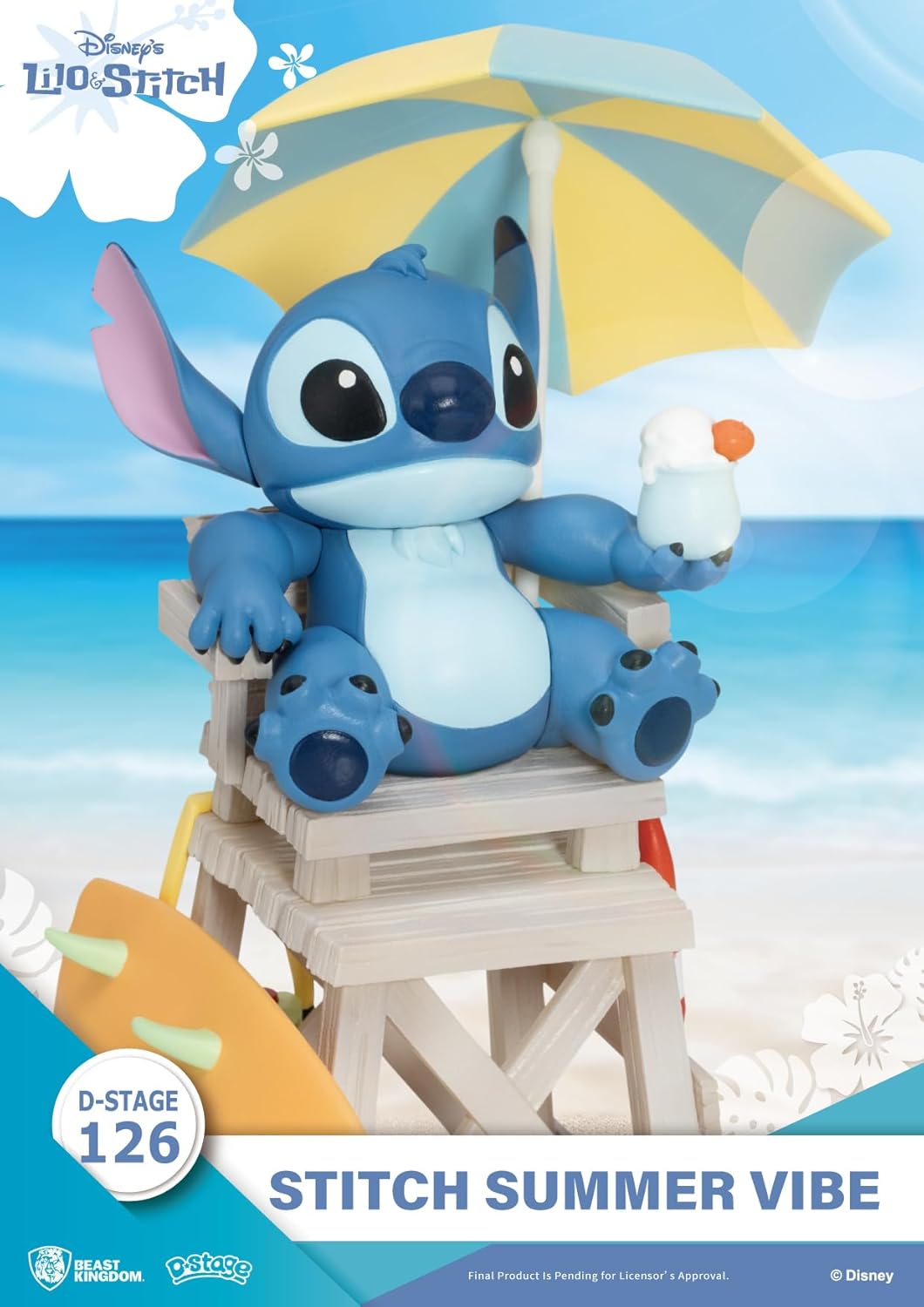 Beast Kingdom Stitch Summer Vibe DS - 126 - Colorland Toys