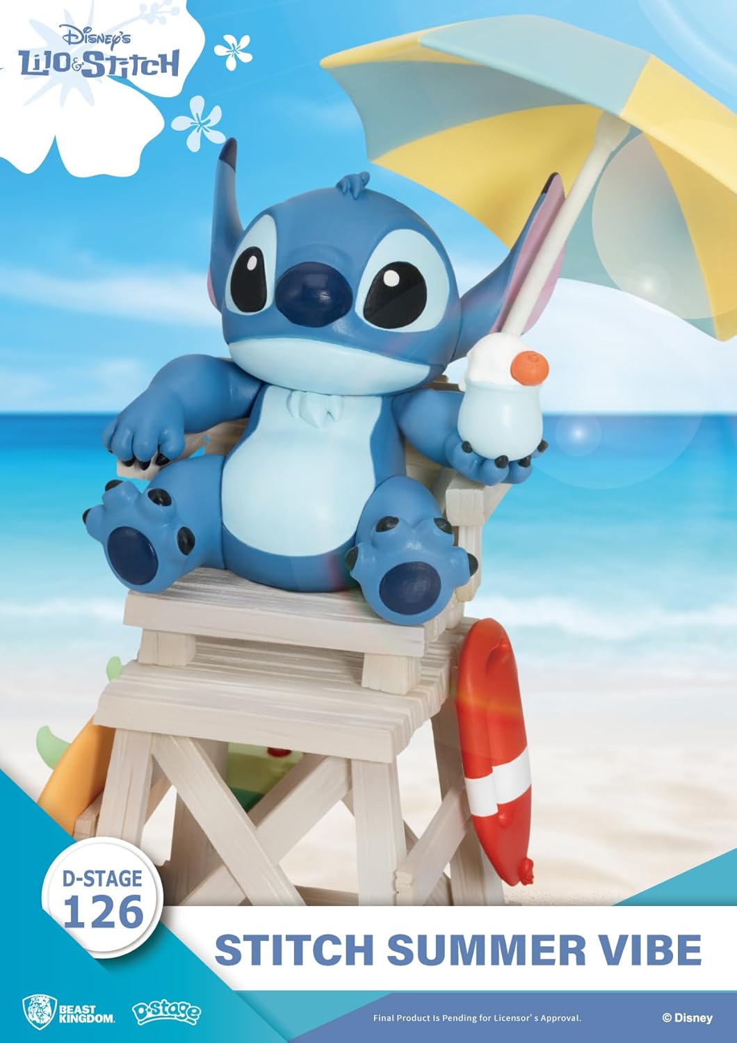 Beast Kingdom Stitch Summer Vibe DS - 126 - Colorland Toys