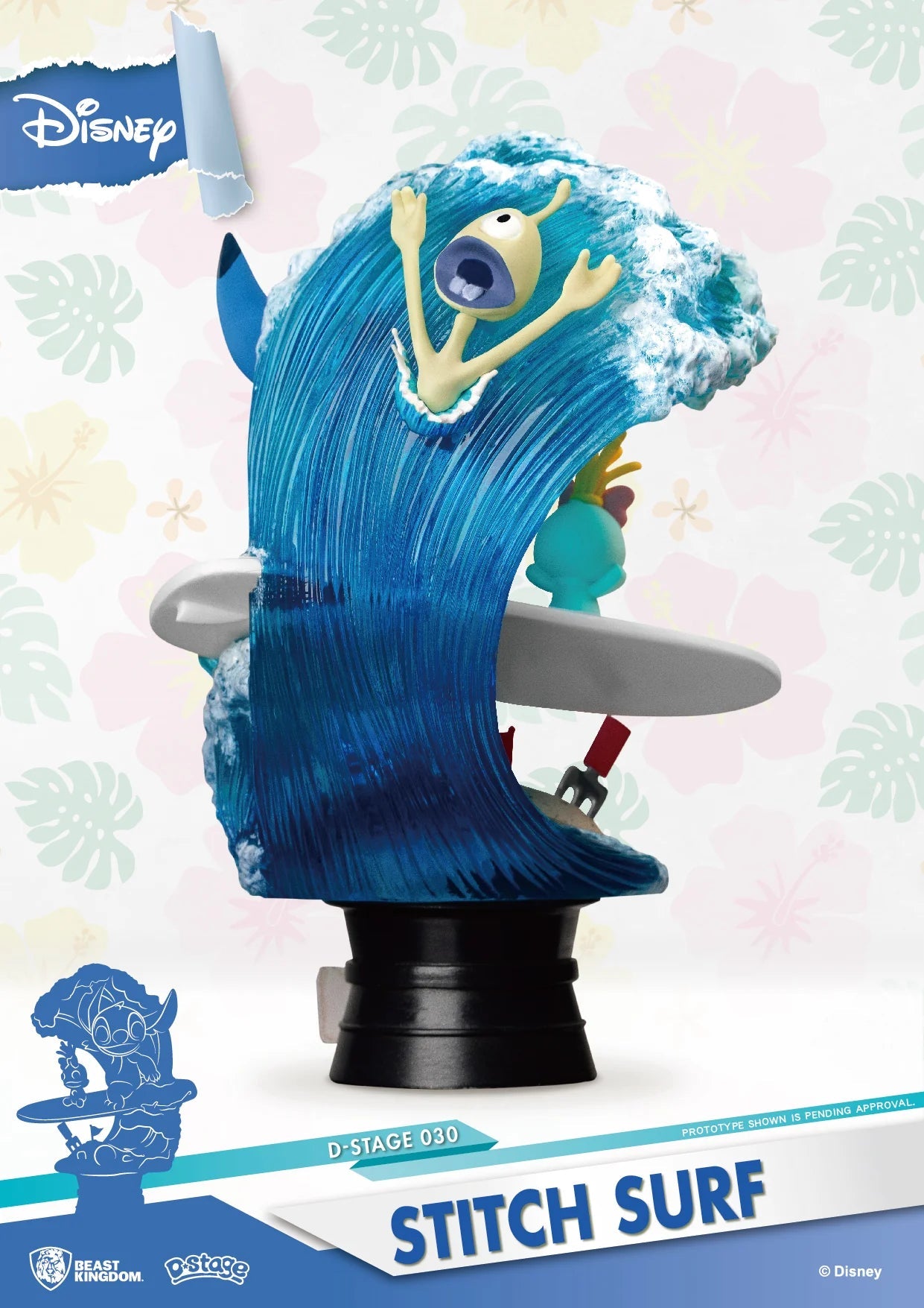 Beast Kingdom Stitch Surf DS - 030 - Colorland Toys