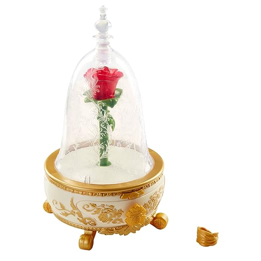 Beauty And The Beast Enchanted Rose Jewlery Box 32722 - Colorland Toys