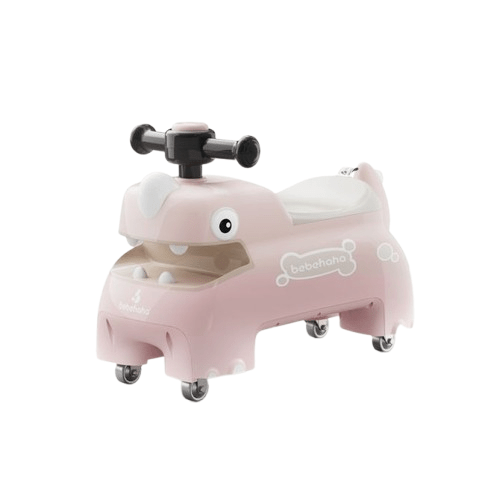 Bebehaha Kids Dinosaur Ride On Pink MN039 — image 1