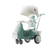 Bebehaha Rocking Stroller Baby Ride On Green MN042