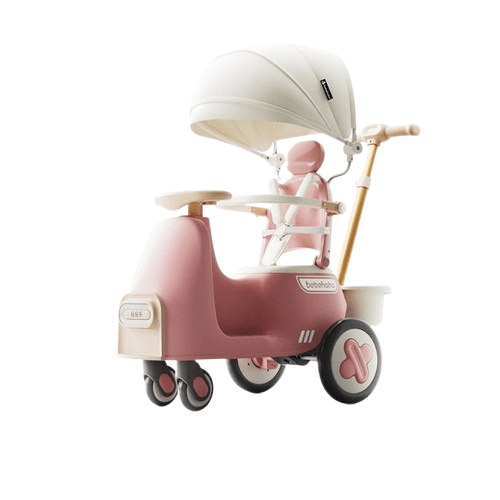 Bebehaha Rocking Stroller Baby Ride On Pink MN042 - Colorland Toys