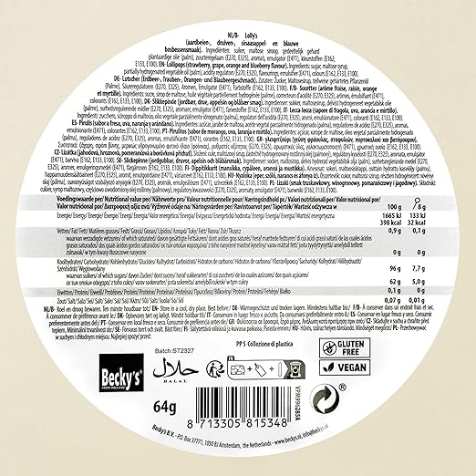 Becky's XL Lollipop Animals 996201 - Colorland Toys