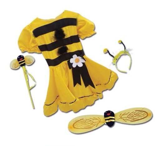 Bee Costume for Girl 300 8 - 9Y/O - Colorland Toys