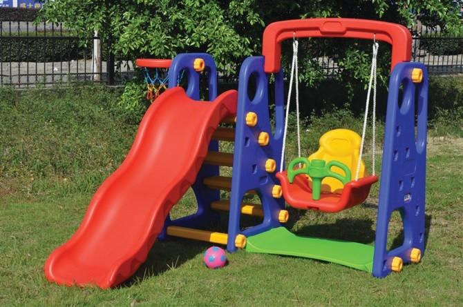 Bella Play Flower Slide & Swing Set - Colorland Toys