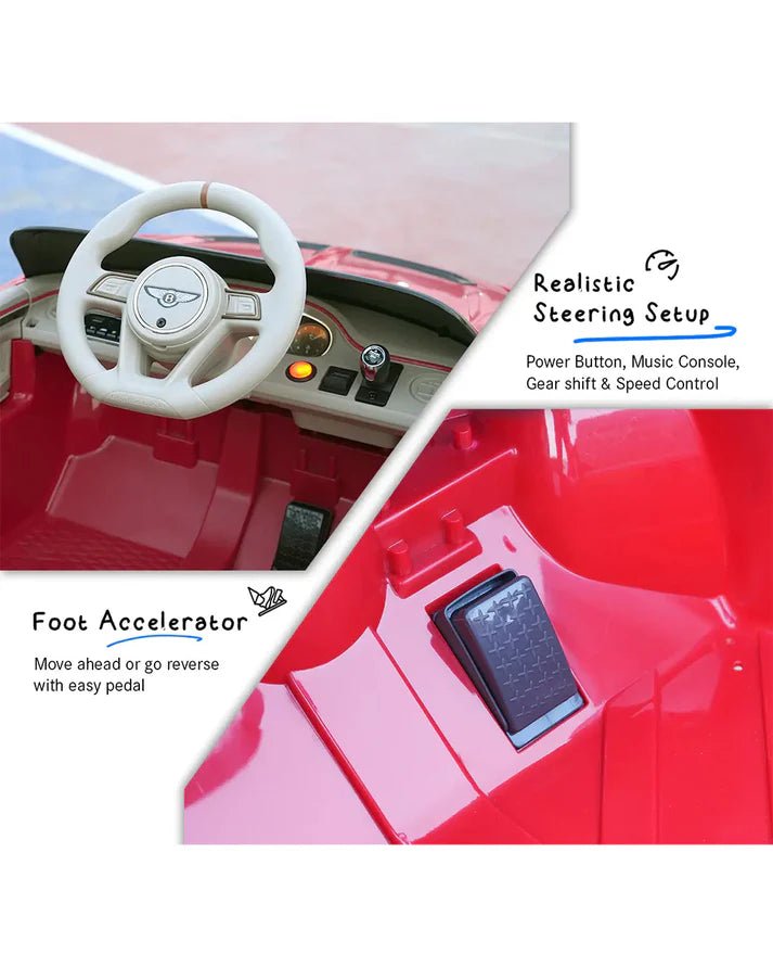 Bentley Bacalar Ride On 12V Red SMB1008 - Colorland Toys