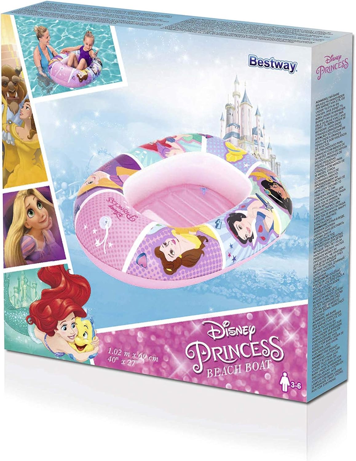Bestway Disney Princess Inflatable Beach Boat 91044 - Colorland Toys