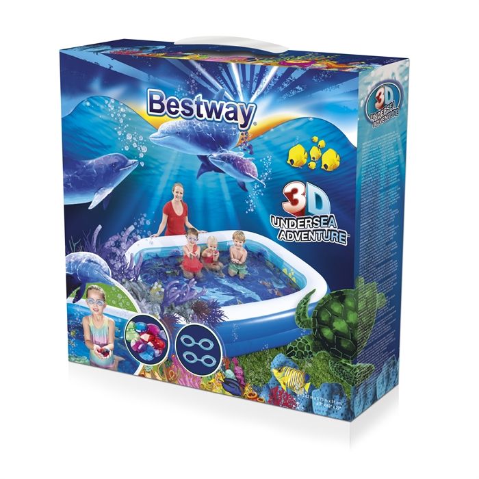 Bestway 3D Undersea Adventure Pool 2.62mx1.75mx51cm 54177 — image 3