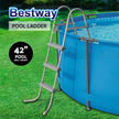 Bestway Above Ground Pool Ladder with Removable Steps 42 inch 58335