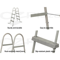 Bestway Above Ground Pool Ladder with Removable Steps 42 inch 58335 - Colorland Toys