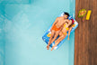 Bestway Blissfull Drifter Pool Lounger with Textile Cover 176 x 107 cm