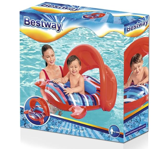 Bestway Crab Baby Boat 86cmx66cm 34125 — image 1