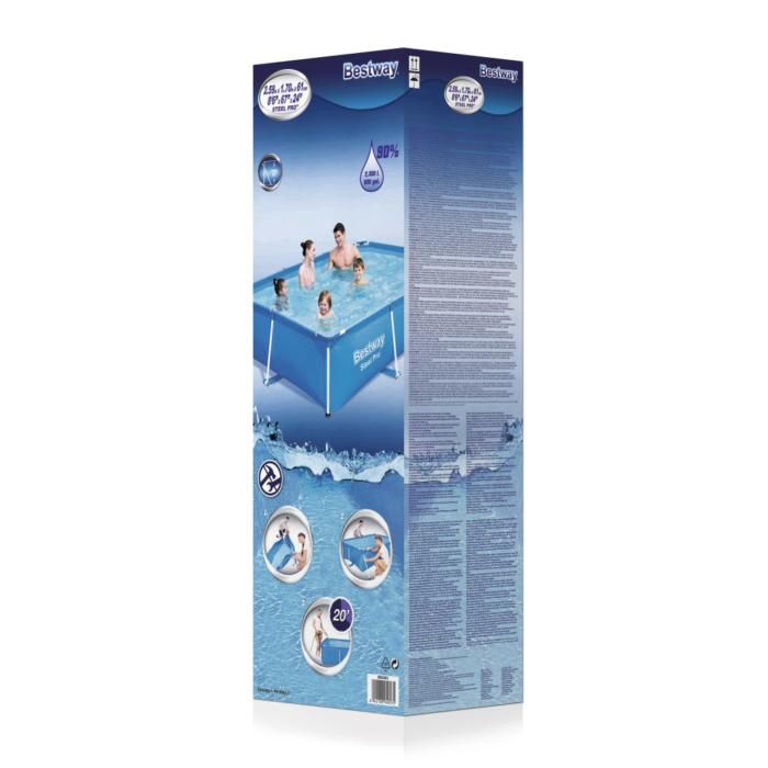 Bestway Deluxe Splash Junior Steel Frame Pool Rectangular 2.59mx1.70mx61cm 56403 — image 3