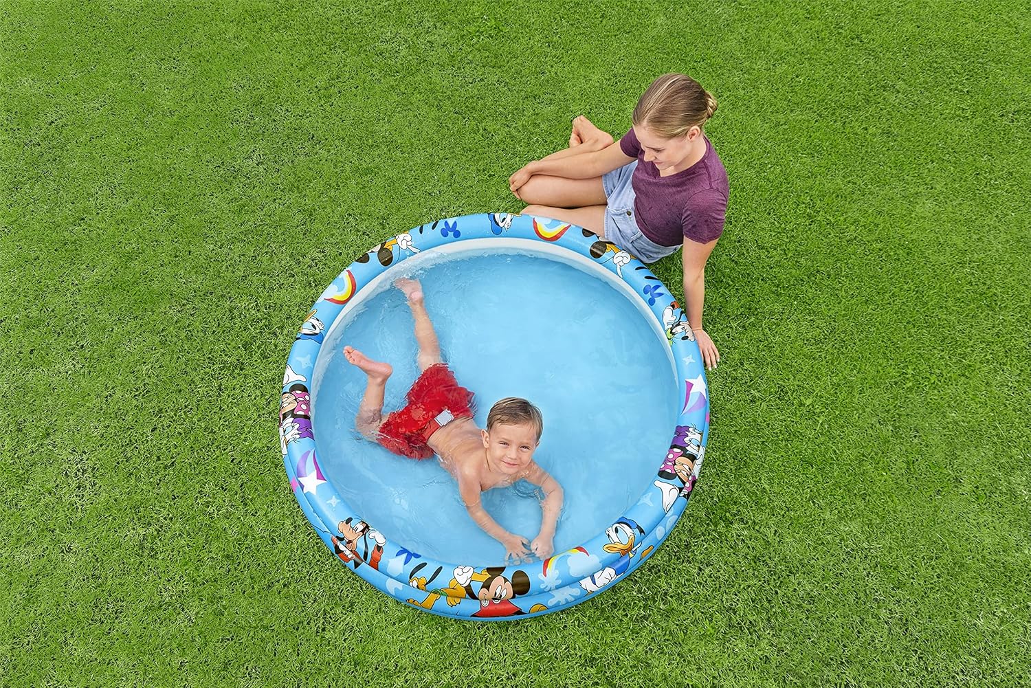 Bestway Disney Mickey Mouse 3 - Ring Pool 48x10 inch 91007 - Colorland Toys