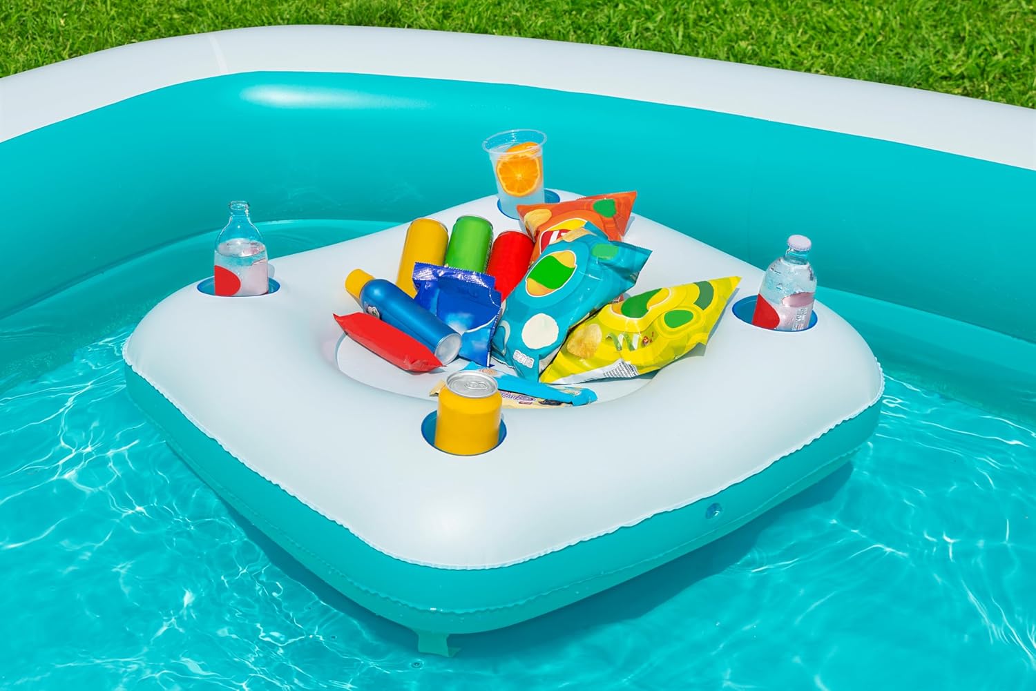 Bestway Family Pool Sippin Summer 218cm x 218cm x 48cm 54446 - Colorland Toys