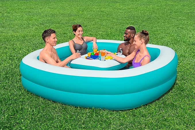 Bestway Family Pool Sippin Summer 218cm x 218cm x 48cm 54446 - Colorland Toys