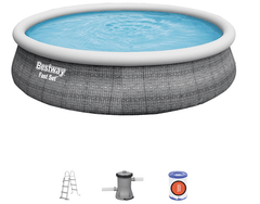 Bestway Fast Set Round Above Ground 4.57mx1.07m 57372 - Colorland Toys