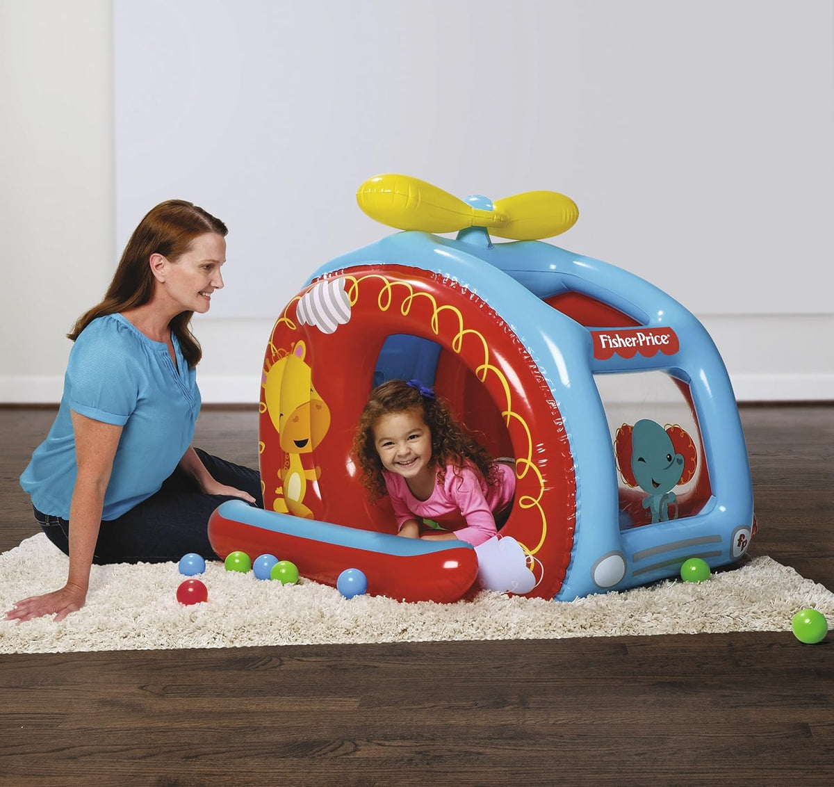 Bestway Fisherprice Ball Pit Helicopter 137 x 112 x 97cm 93502 — image 7