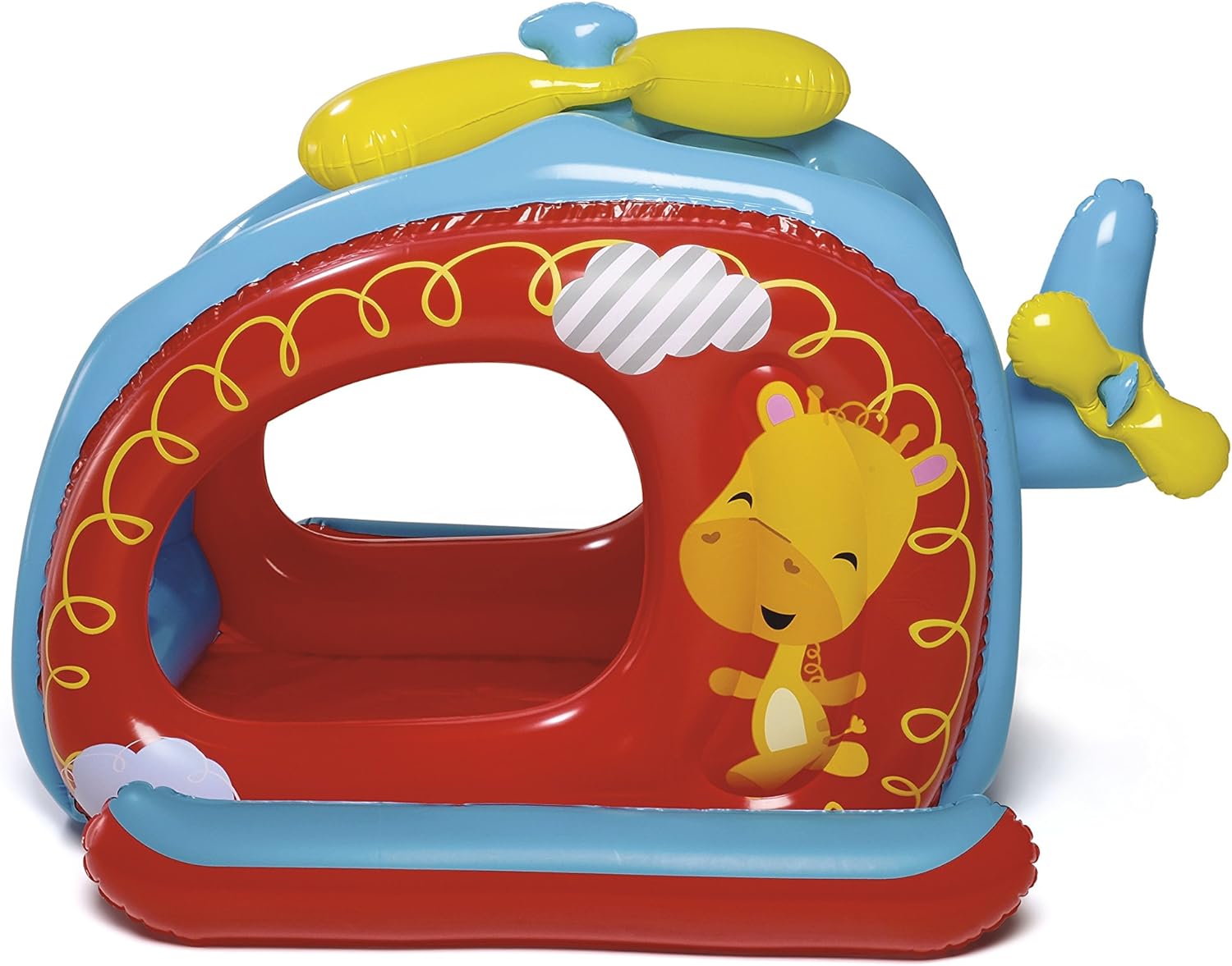 Bestway Fisherprice Ball Pit Helicopter 137 x 112 x 97cm 93502 - Colorland Toys