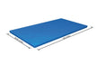 Bestway Flowclear Pro Rectangular Above Ground Swimming Pool Cover Blue 58106