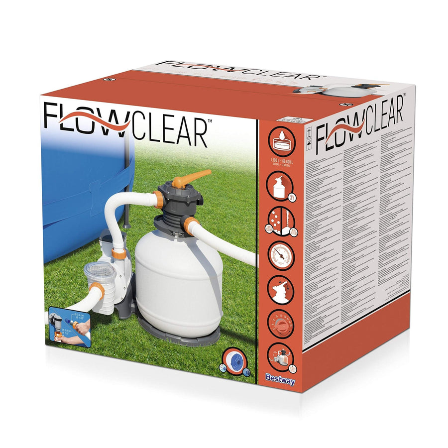 Bestway Flowclear Sand Filters White 2600 gal 58486 — image 7