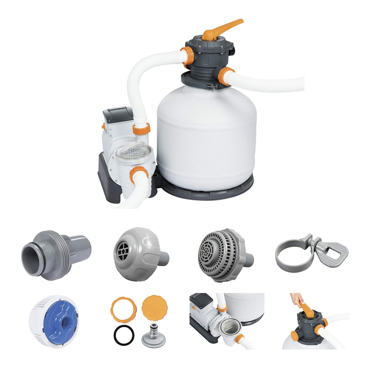 Bestway Flowclear Sand Filters White 2600 gal 58486 — image 1