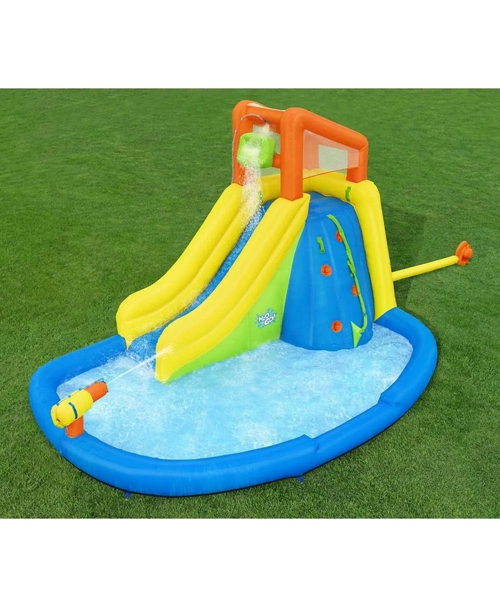 Bestway H2OGO! Mount Splashblast Mega Water Park 4.35m x 2.86m x 2.67m 53478 - Colorland Toys