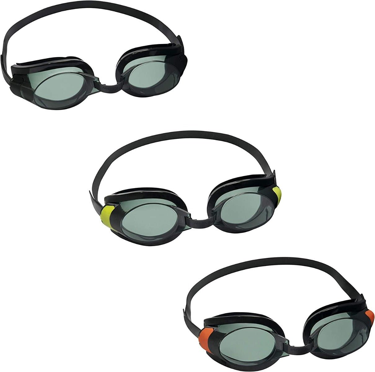 Bestway Hydro - Swim Focus Goggle Set 3 - pack 21096 - Colorland Toys