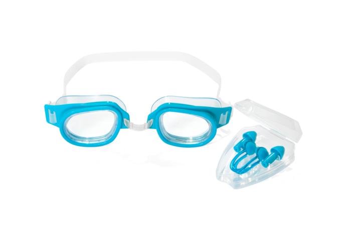 مجموعة Bestway Hydro-Swim Protector Youth من نظارات السباحة، ومشبك الأنف، وسدادات الأذن - 26034 — image 1