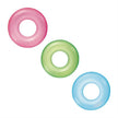 Bestway Inflatable Frosted Neon Swim Ring 76cm Assorted 36024