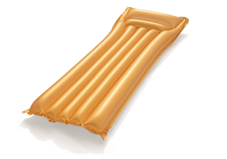 Bestway Inflatable Lilo Gold Swim Mat Swimming Pool 1.83mx69cm 44044 - Colorland Toys