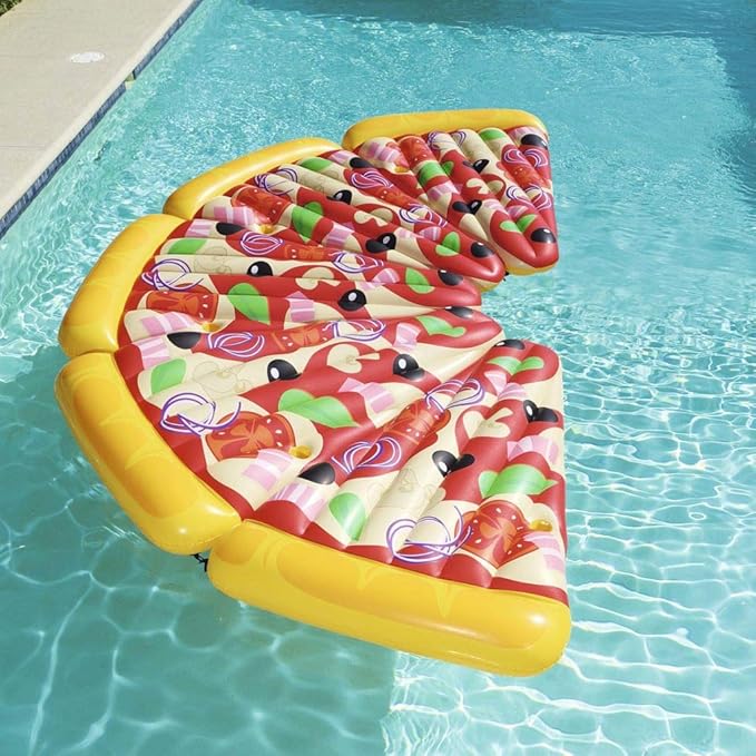 Bestway Inflatable Pizza Slice Pool Lilo Party Lounger Float 1.88mx1.30m 44038 - Colorland Toys
