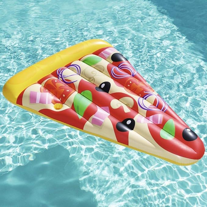 Bestway Inflatable Pizza Slice Pool Lilo Party Lounger Float 1.88mx1.30m 44038 - Colorland Toys