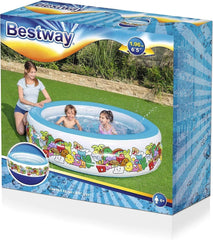 Bestway Inflatable Play Pool 3 - Ring 1.96mx53cm 51122 - Colorland Toys