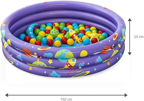 Bestway Intergalactic Surprise Ball Pit and Play Pool 102cm x 25cm 52466 - Colorland Toys
