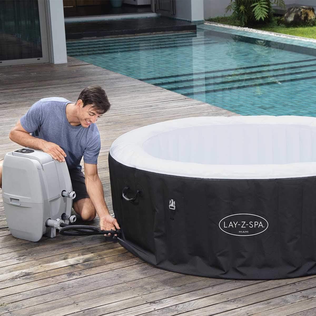 Bestway Lay - Z - Spa Miami Airjet 1.80m x 66cm 60001 - Colorland Toys