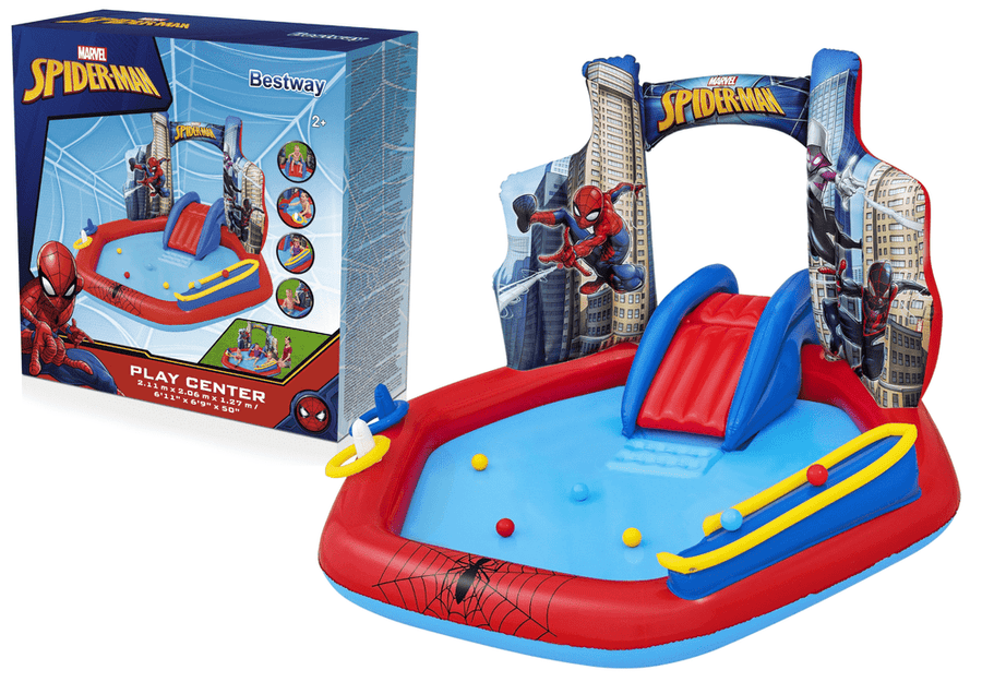 Bestway Marvel Spider-Man Inflatable Play Center 2.11mx2.06mx1.27m — image 1
