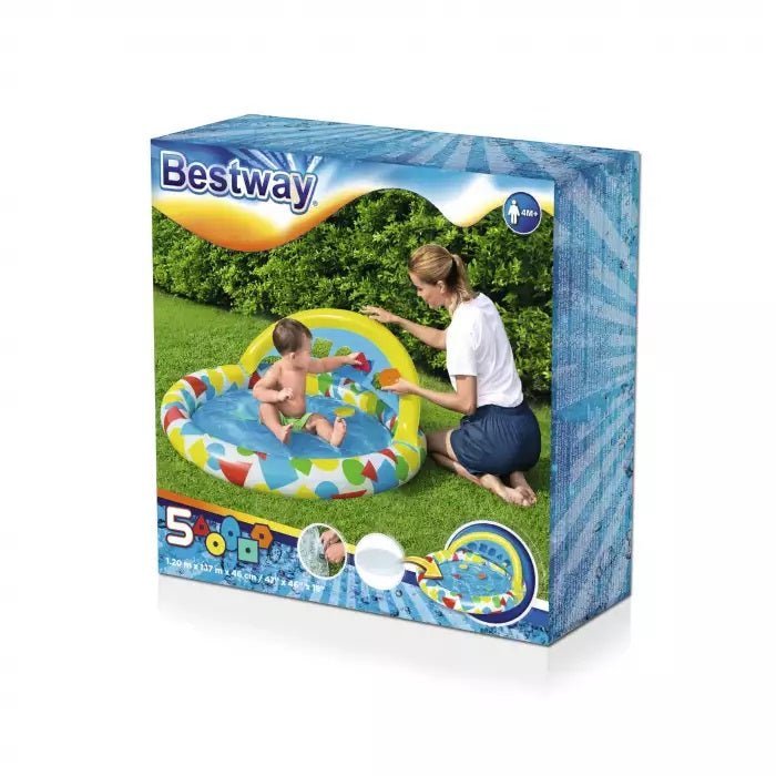 Bestway Paddling Pool Learning by Playing 120 x 117 x 46 cm 52378 — image 1