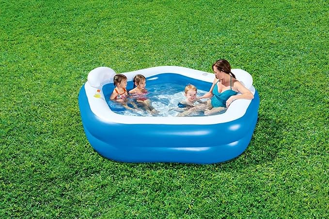 Bestway Pentagon Vinyl Family Fun Pool 2.13mx2.06mx69cm 54153 — image 3
