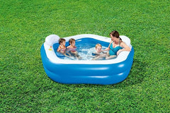 Bestway Pentagon Vinyl Family Fun Pool 2.13mx2.06mx69cm 54153 - Colorland Toys