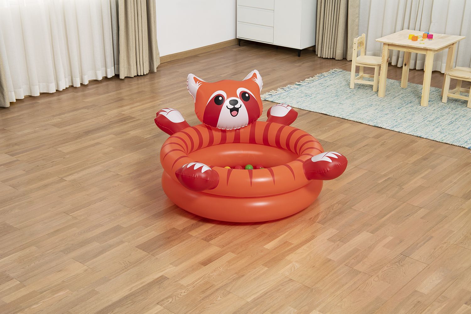 Bestway Playful Red Panda Ball Pit 107cm x 94cm x 58cm 52702 - Colorland Toys