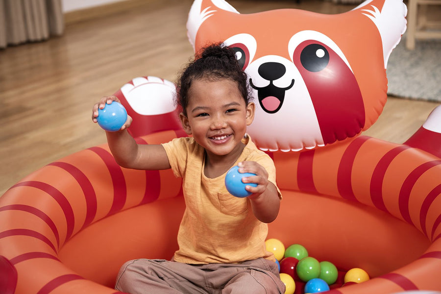 Bestway Playful Red Panda Ball Pit 107cm x 94cm x 58cm 52702 — image 3